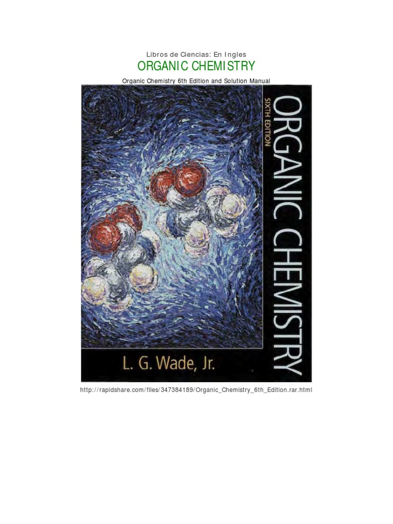 Organic Chemistry 6th Edition Solutions | PDF | Science & Mathematics ...