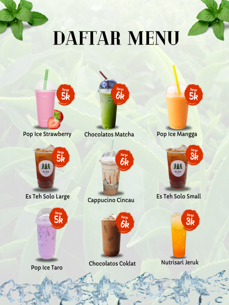 Kedai Es Fauget | PDF
