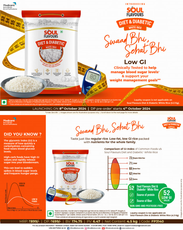 Low GI Rice for Diabetes Management | PDF | Glycemic Index | Nutrition