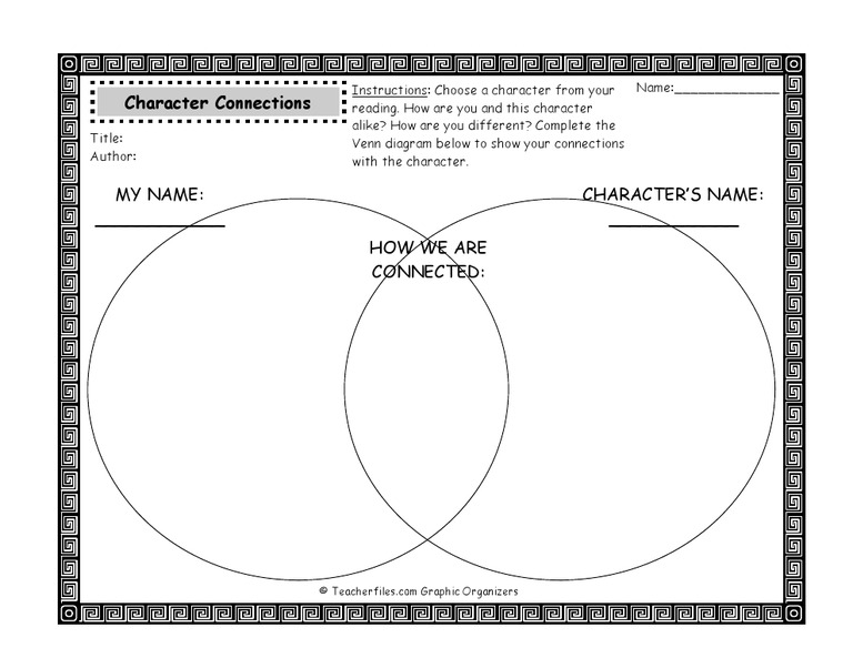Character Connection Venn Diagram | PDF | Computers
