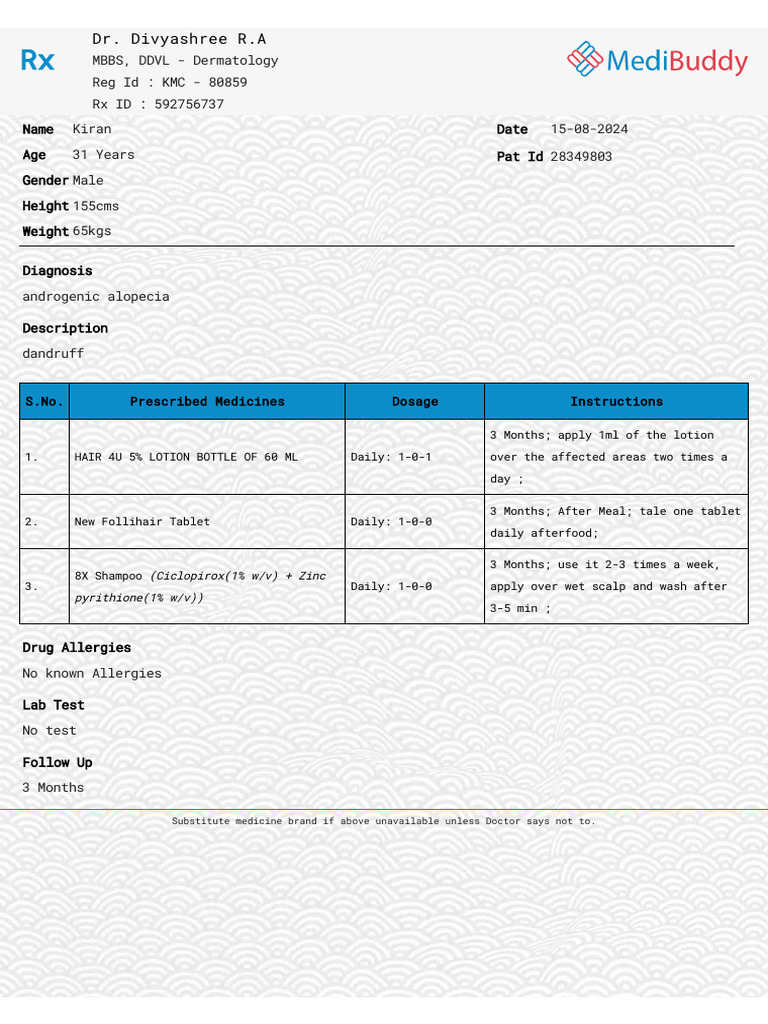 Prescription | PDF