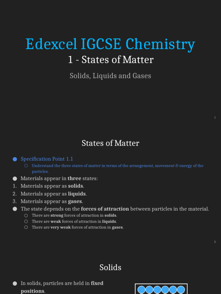 Understanding States of Matter | PDF | Gases | Liquids