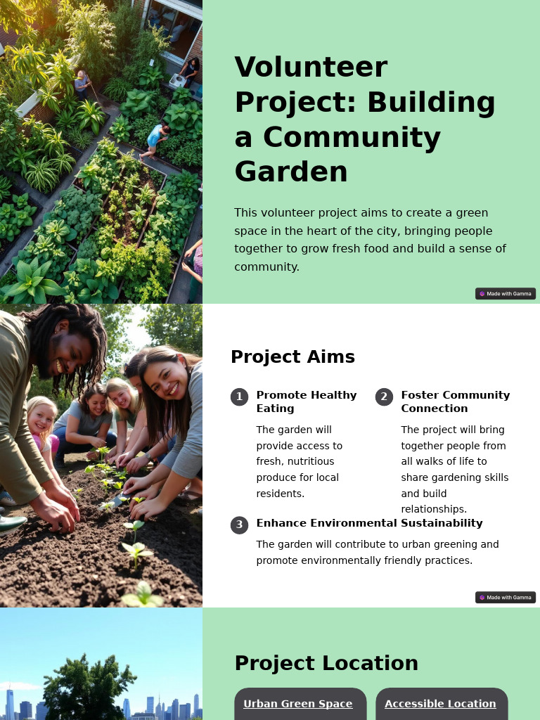 Urban Community Garden Initiative | PDF | Foods | Gardens