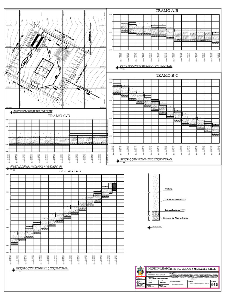 Plano Del Cerco de La Ptar-Planta Ptar A1 | PDF