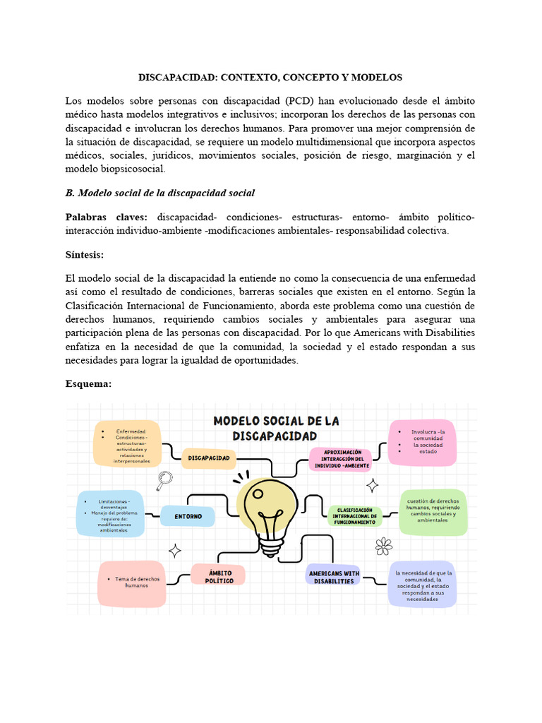 Modelos de Discapacidad y Derechos Humanos | PDF | Invalidez ...