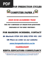 KCSE Computer Studies Project | PDF | Microsoft Access | Software