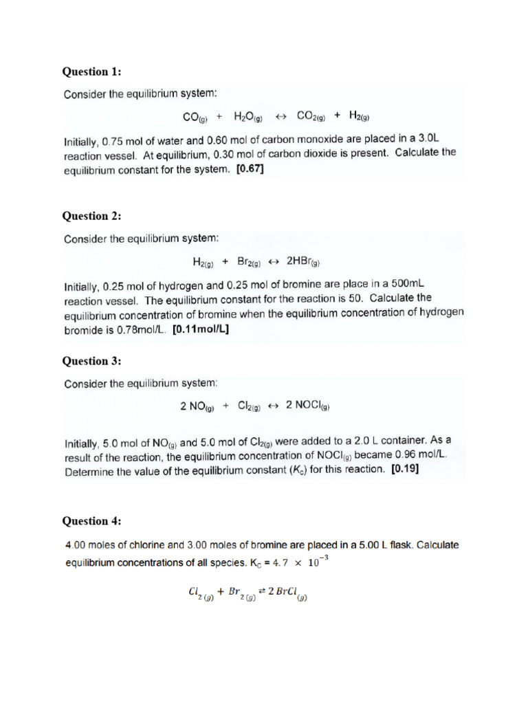 ICE Table Worksheet Instructions | PDF