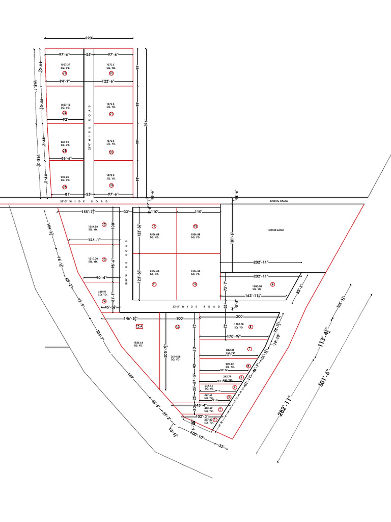 Land Measurements and Dimensions Data | PDF