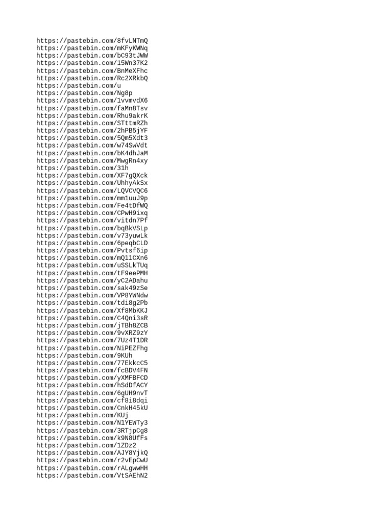 Comprehensive Pastebin Resource Guide | PDF