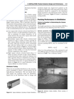 Packing Performance in Distillation