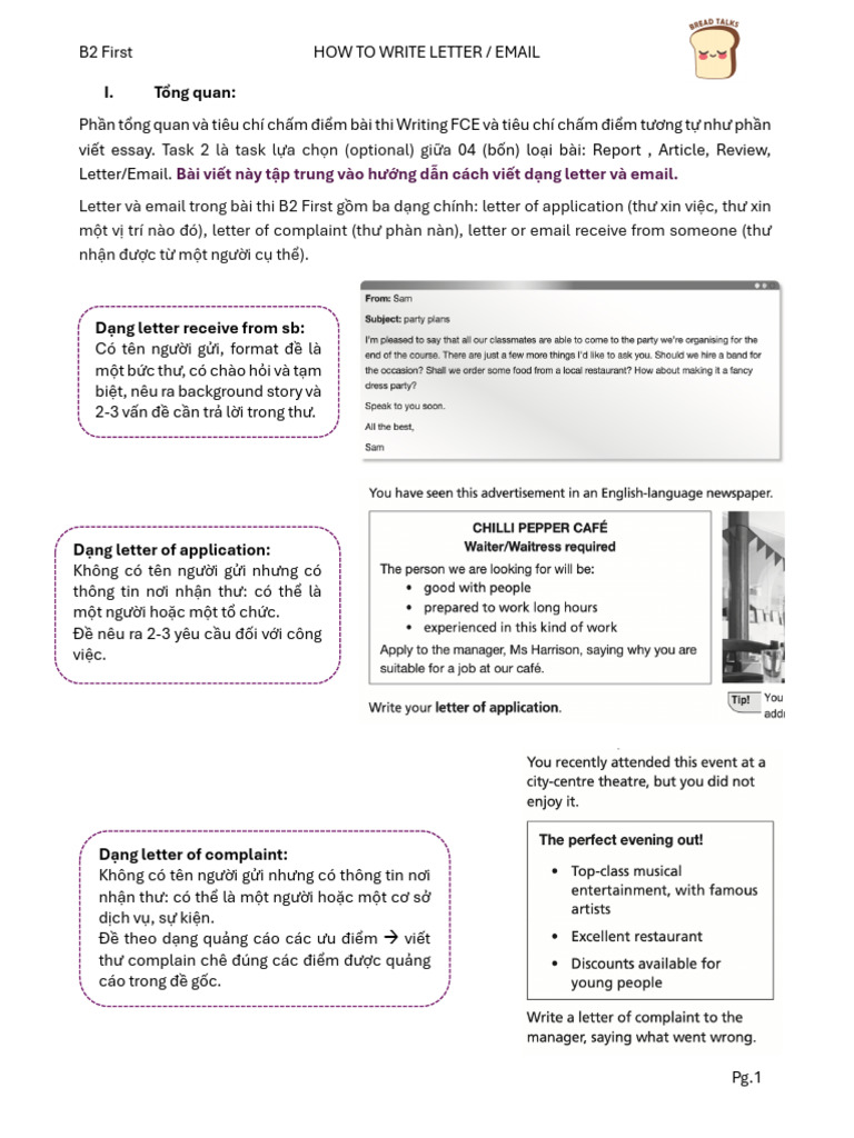 Writing Letter - Email | PDF