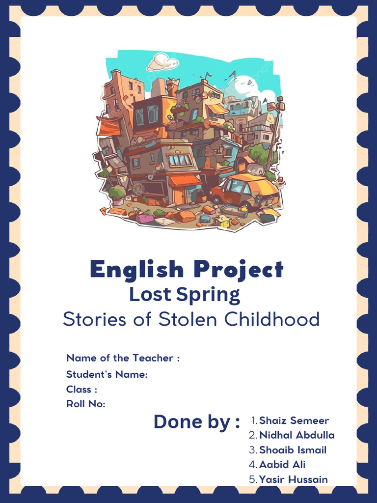 Lost Spring: Child Labor Analysis Project | PDF | Slum | Poverty