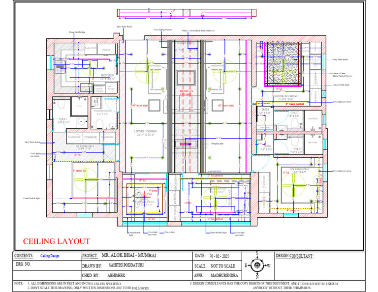 Detailed Interior Design Layout | PDF | Furniture | Interior Design