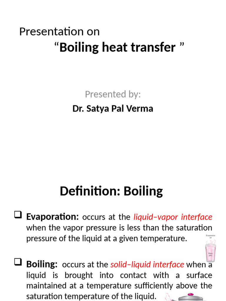 Prsentation On BOILING | PDF