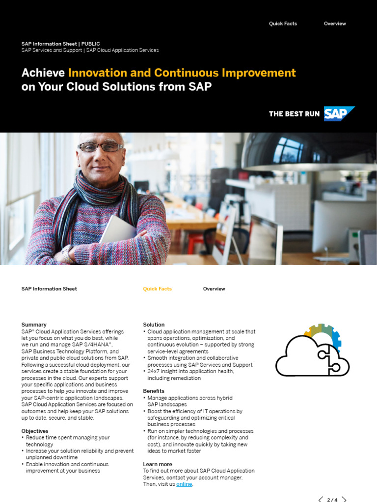 Achieve Innovation and Continuous Improvement On Your Cloud Solutions ...