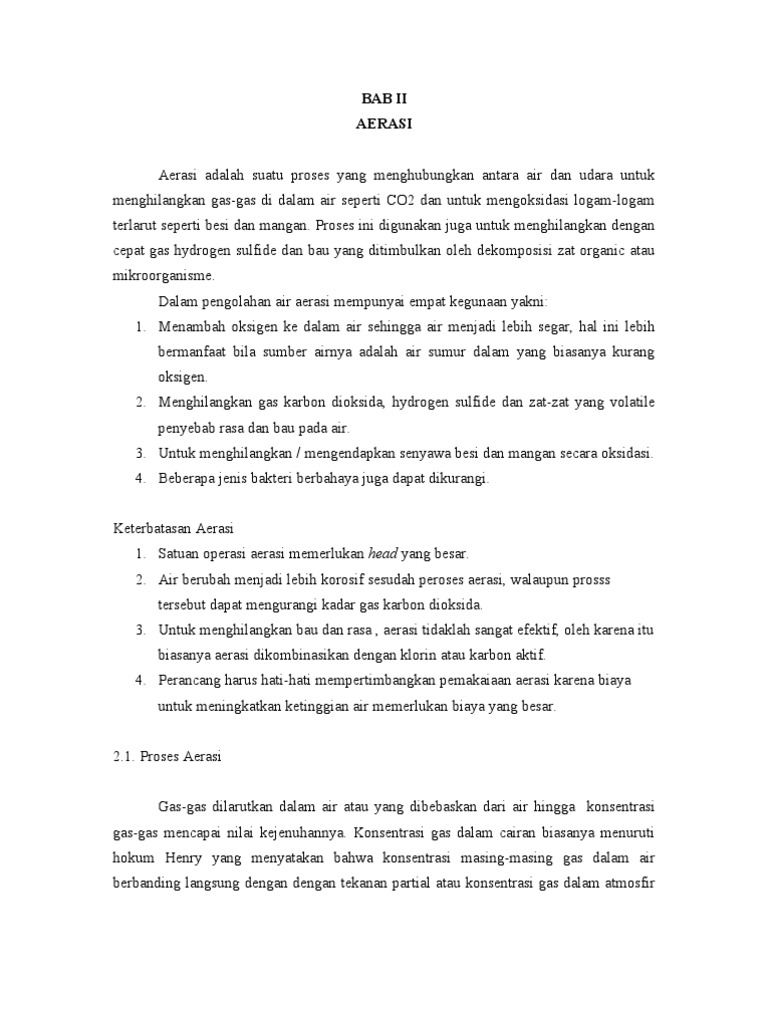 Modul 2 Aerasi
