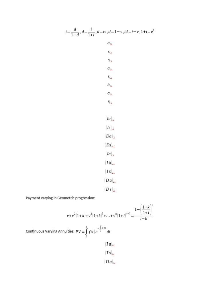 Varying Annuities and Mortality Models | PDF | Actuarial Science ...