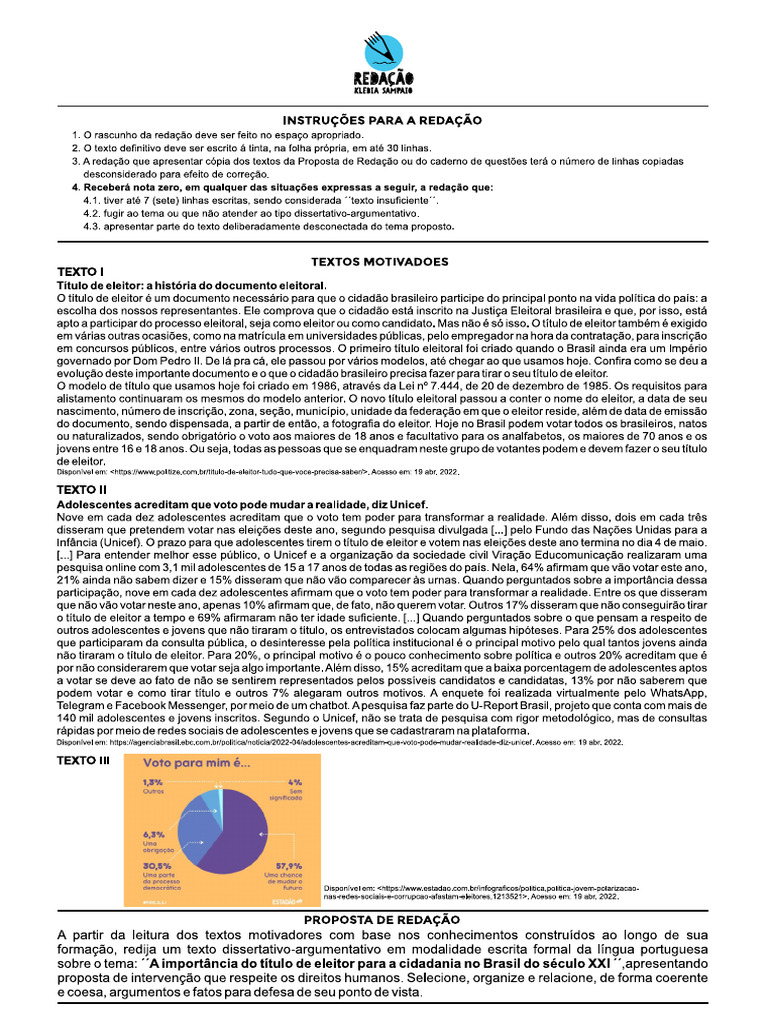 A Importância Do Título de Eleitor | PDF