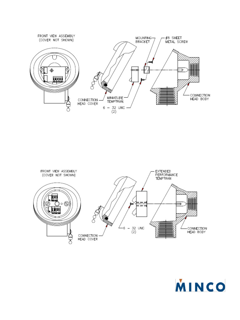 Temptran Connection Head Assembly Guide | PDF