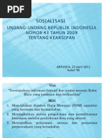 Download UU 43 Tahun 2009 Tentang Kearipan by DaniDani SN83066959 doc pdf