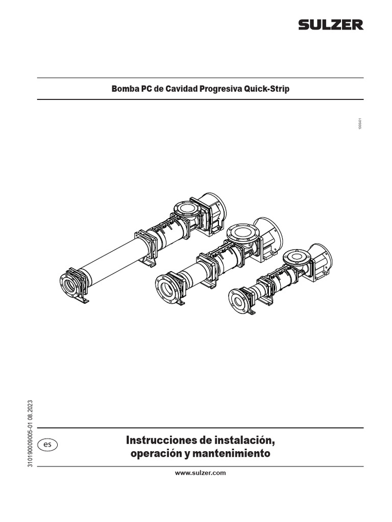 PC Transfer Perform Pump IOM | PDF | Bomba | Rodamiento (Mecánico)