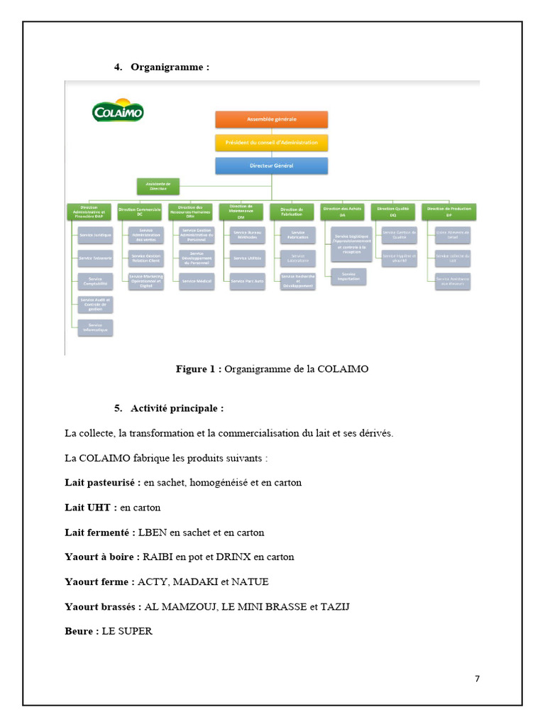 Rapport de stage COLAIMO 2023 | PDF