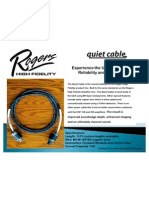 Quiet Cable Sales Flyer.022712