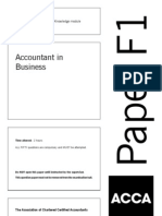 14939110 ACCA F1 Accountant in Business Solved Past Papers 0207