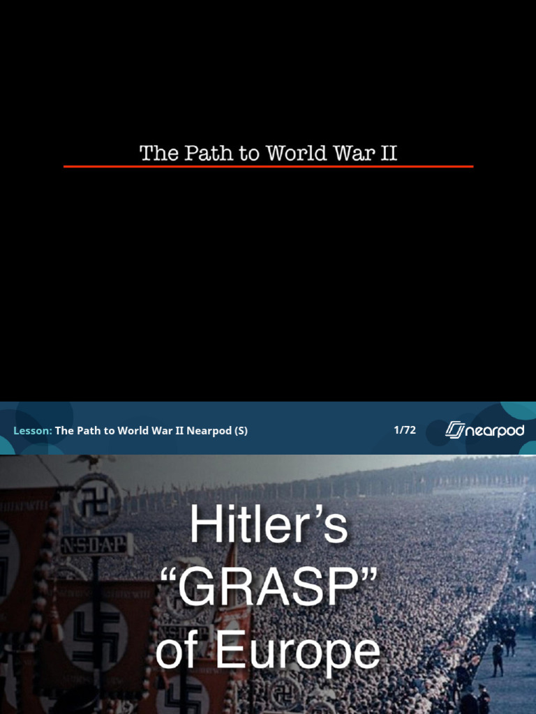 The Path To World War II Nearpod S | PDF
