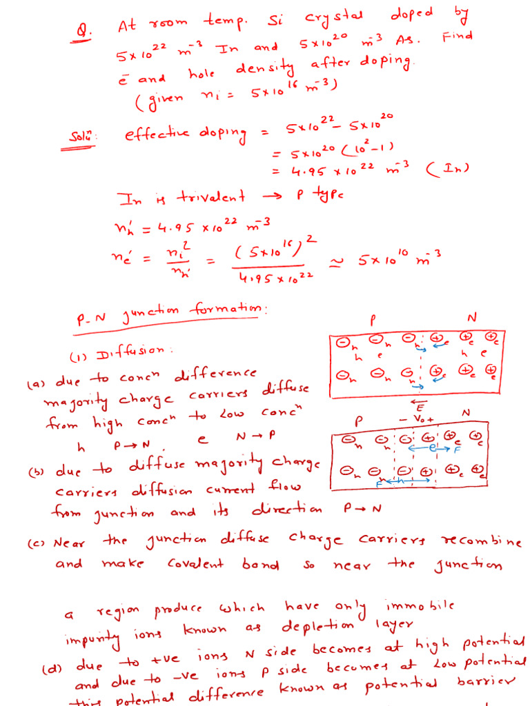 P-N Junction Diode Biasing Explained | PDF | P–N Junction | Diode