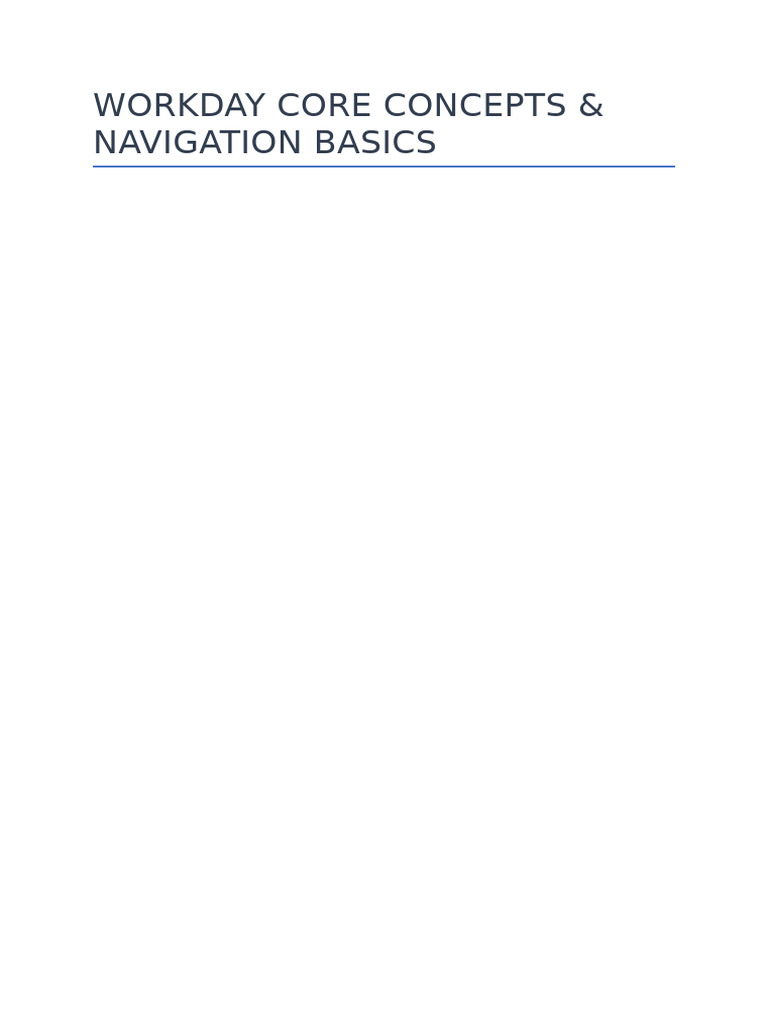 Workday Navigation Basics Guide | PDF | Icon (Computing) | System Software