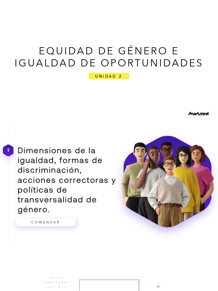 Equidad de Género y Oportunidades | PDF | Igualdad de género | Estudios ...