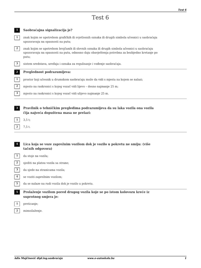 Test 6 | PDF