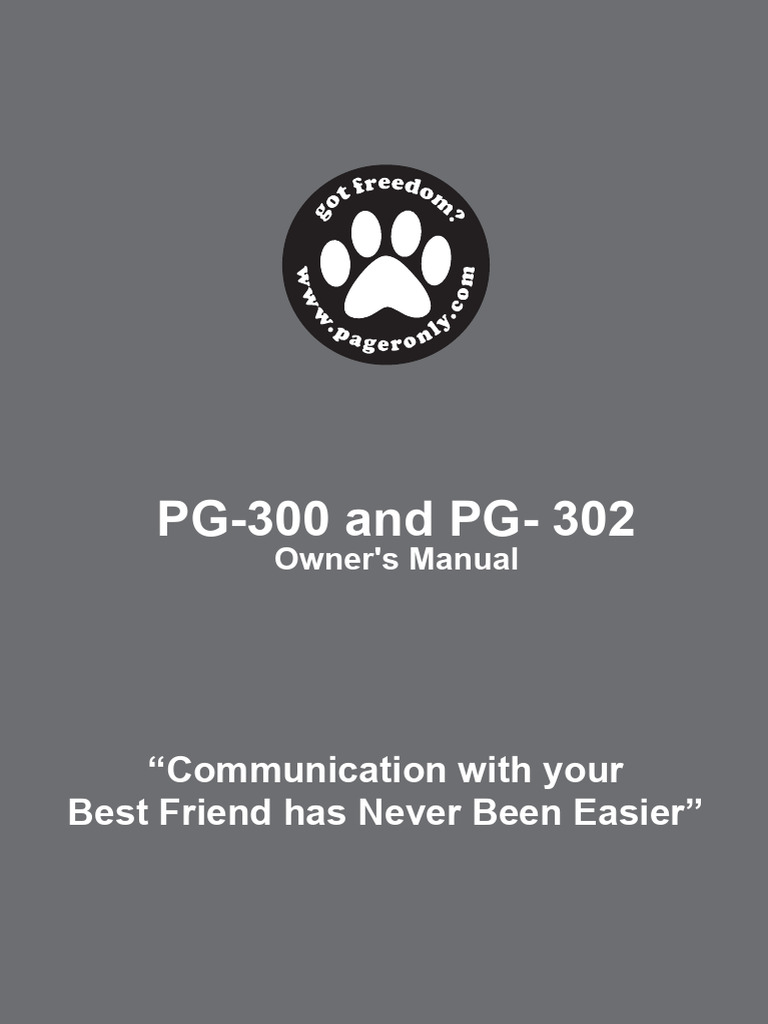 PG-300/302 Communicator Manual | PDF | Battery Charger ...