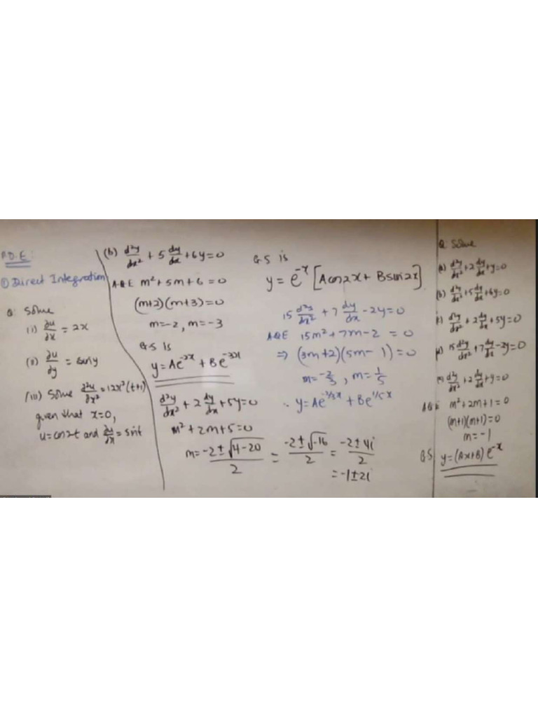 Math Notes 1 | PDF