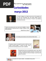Curiosidades março
