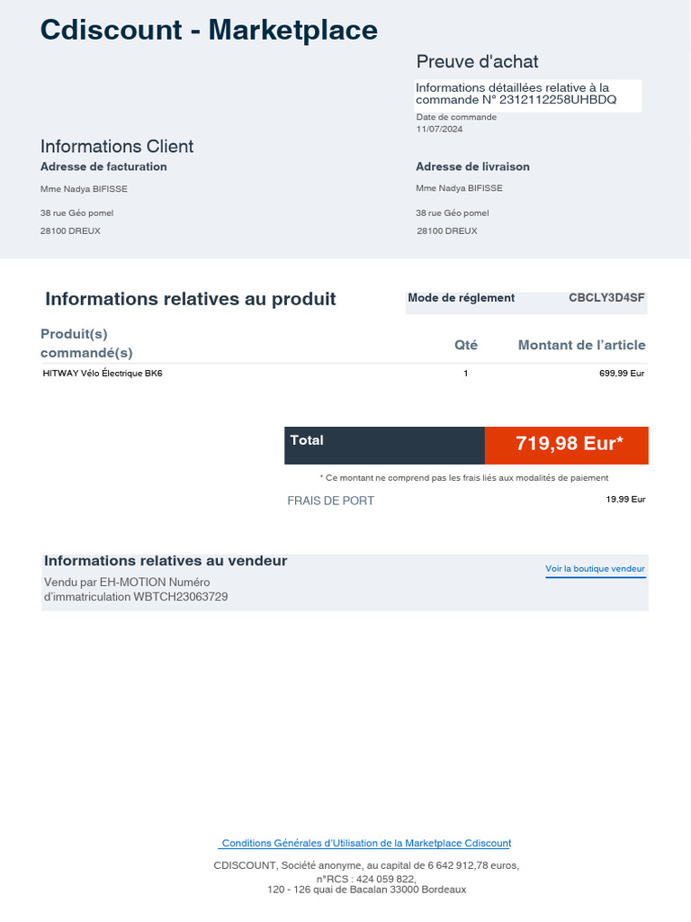Commande Vélo Électrique Hitway BK6 | PDF