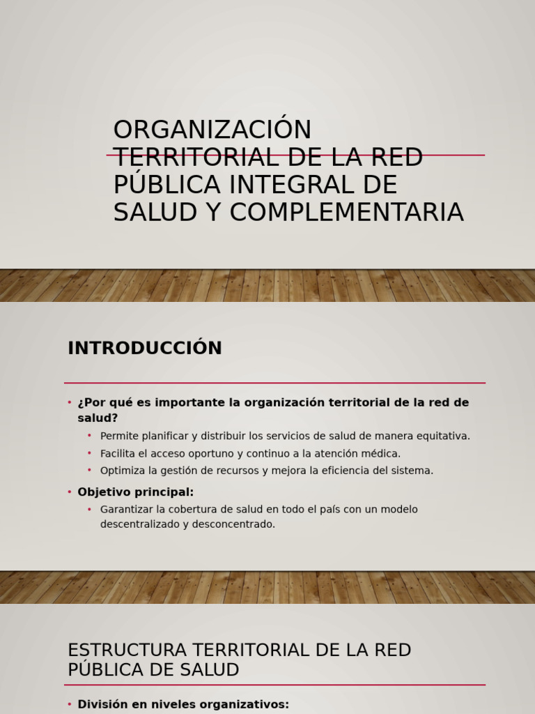 Organizacion Territorial | PDF | Cuidado de la salud | Hospital