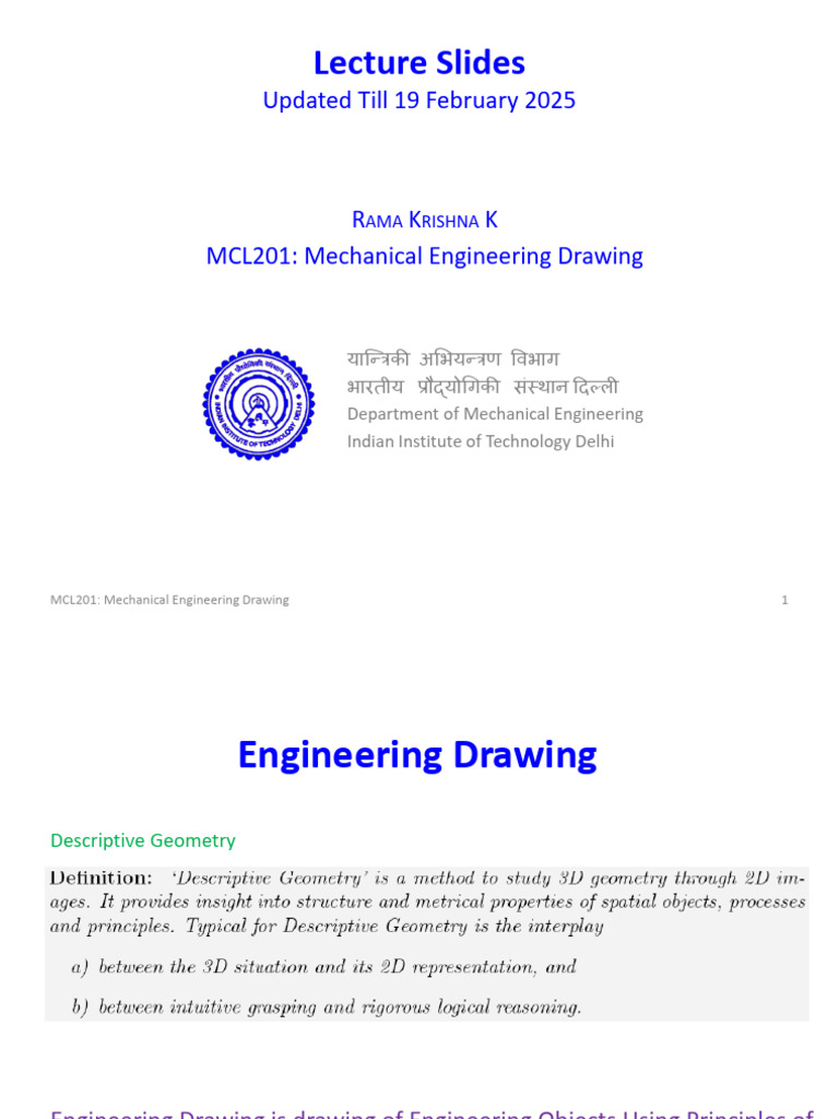 Mechanical Engineering Drawing Basics | PDF | Engineering Tolerance ...