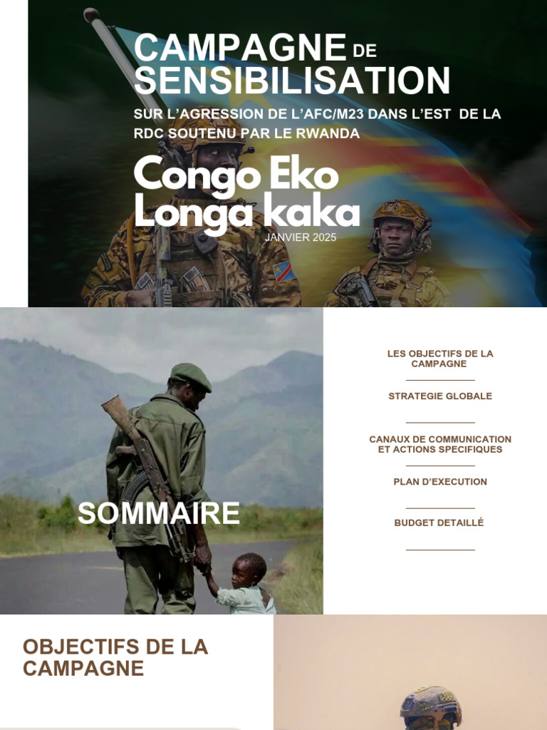 Campagne de Sensibilisation RDC 2025 | PDF | Publicité | Média ...
