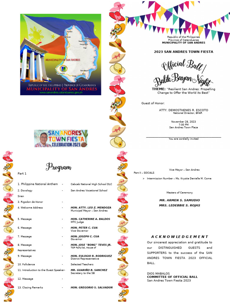 official ball program | PDF