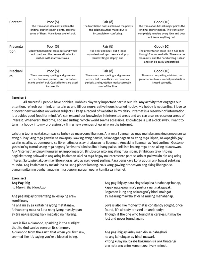 Text Structure Practice Guide | PDF | Linguistics | Writing