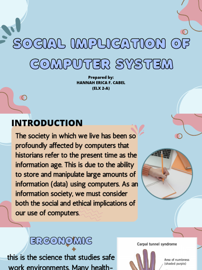 Social Implications of Computer Systems | PDF | Reliability Engineering ...