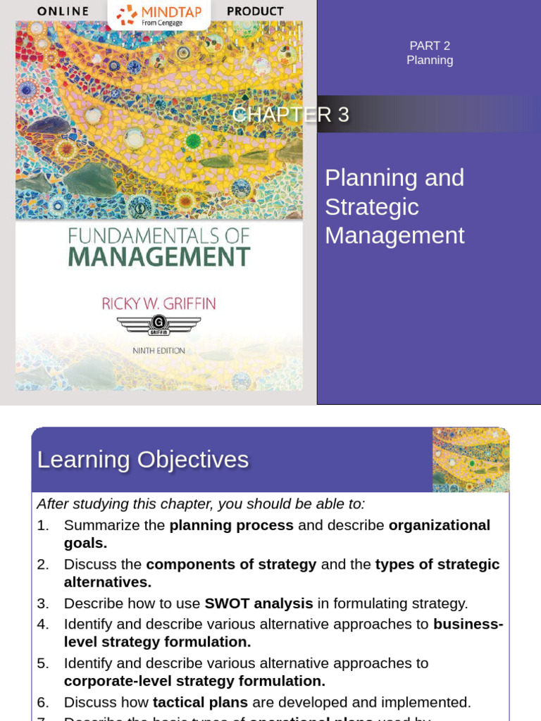 Strategic Management & Planning Guide | PDF | Swot Analysis | Strategic ...
