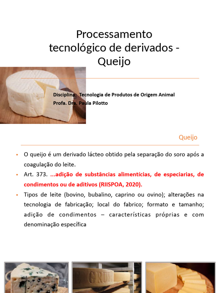 Como Separar Queijo: Processo e Técnicas | PDF | Queijo | Leite