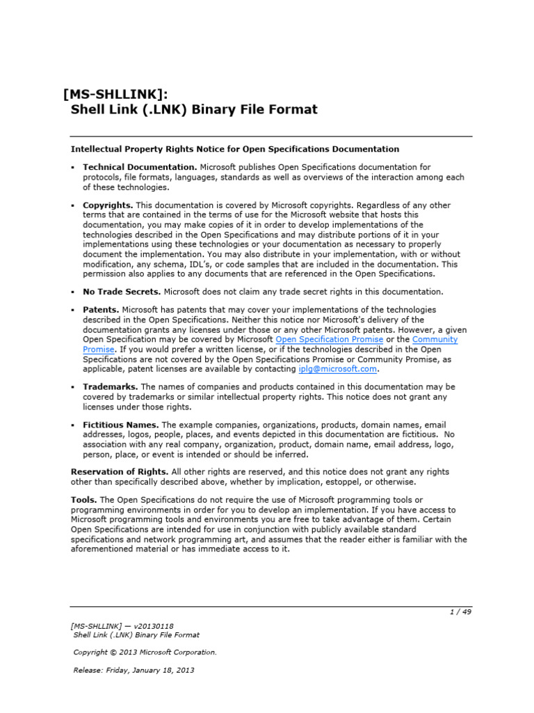 MS Shllink | PDF | Computer File | File Format