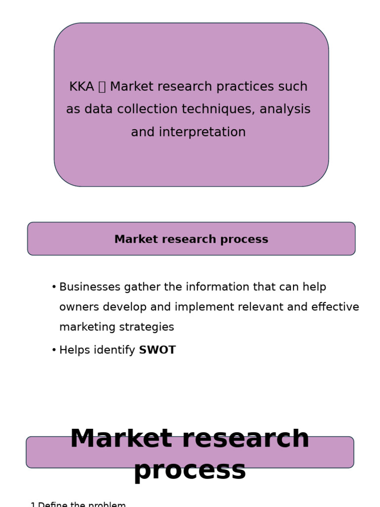 Market Research Techniques and Process | PDF | Marketing Research | Data