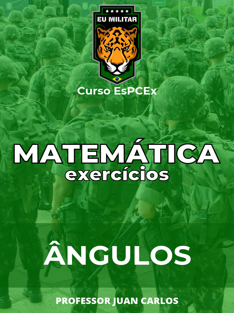MATEMÁTICA+-+EX.+-+Ângulos | PDF | Ângulo | Medição geométrica
