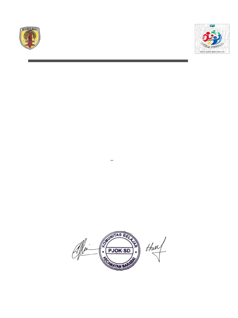 Izin Lomba O2SN Kecamatan Barabai | PDF