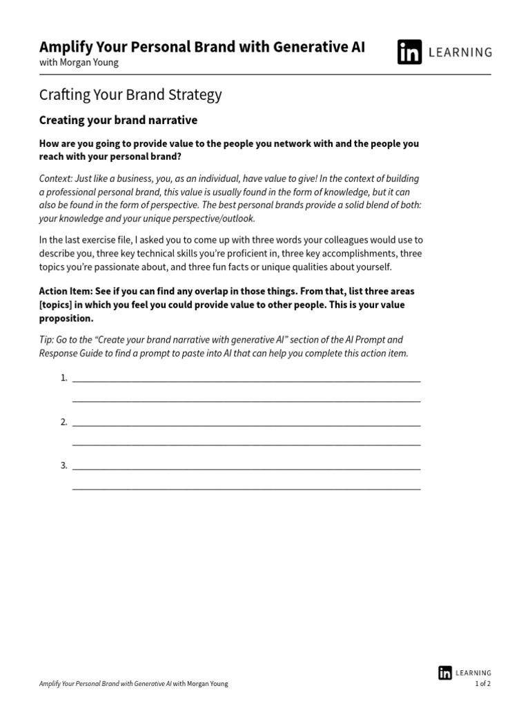 Picture of Creating Your Brand Narrative | PDF | Narrative | Brand